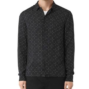 All Saints Needles Long Sleeve Shirt